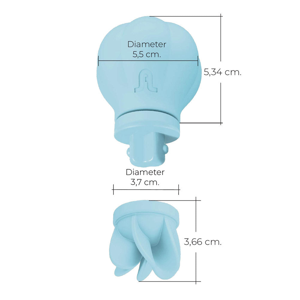 Stimulateur clitoridien Caress - Bleu