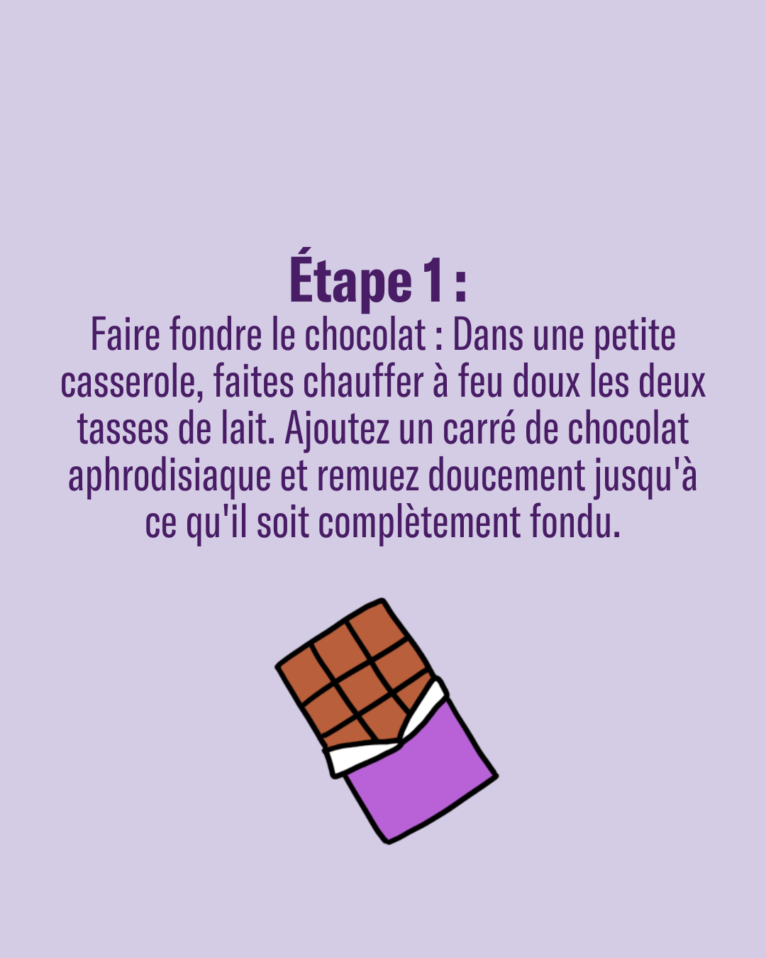 Chocolat aphrodisiaque Eclats