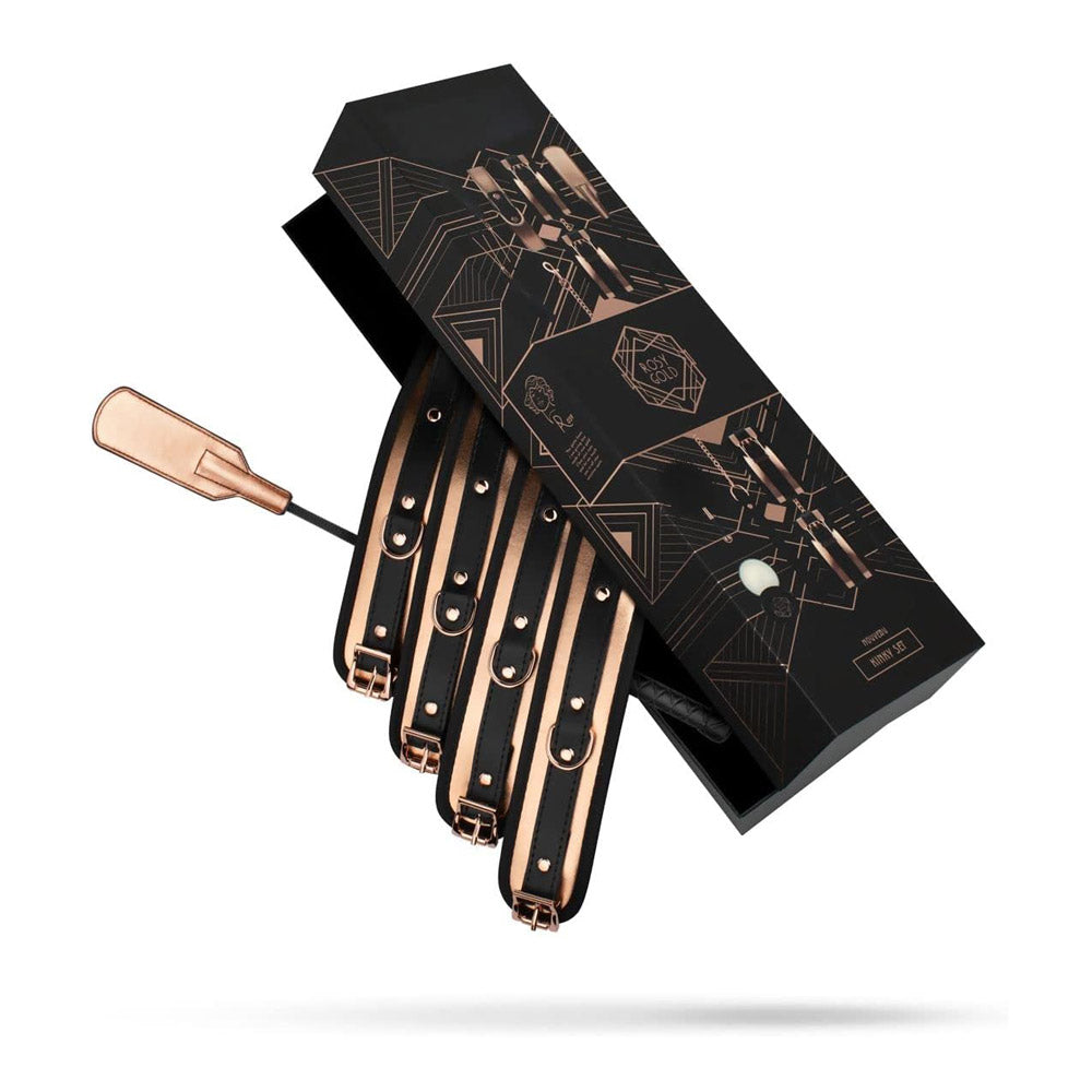 Rosy Gold – Ensemble BDSM 9 pièces