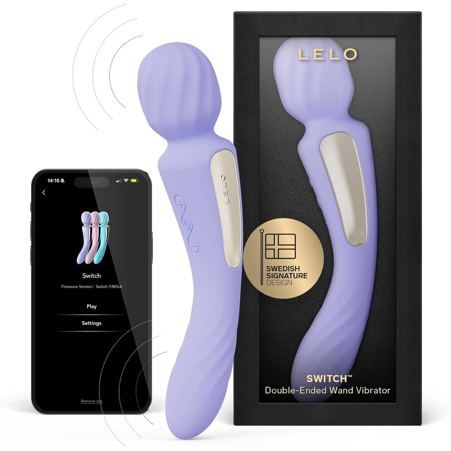 Wand 2-en-1 Switch de Lelo - Violet