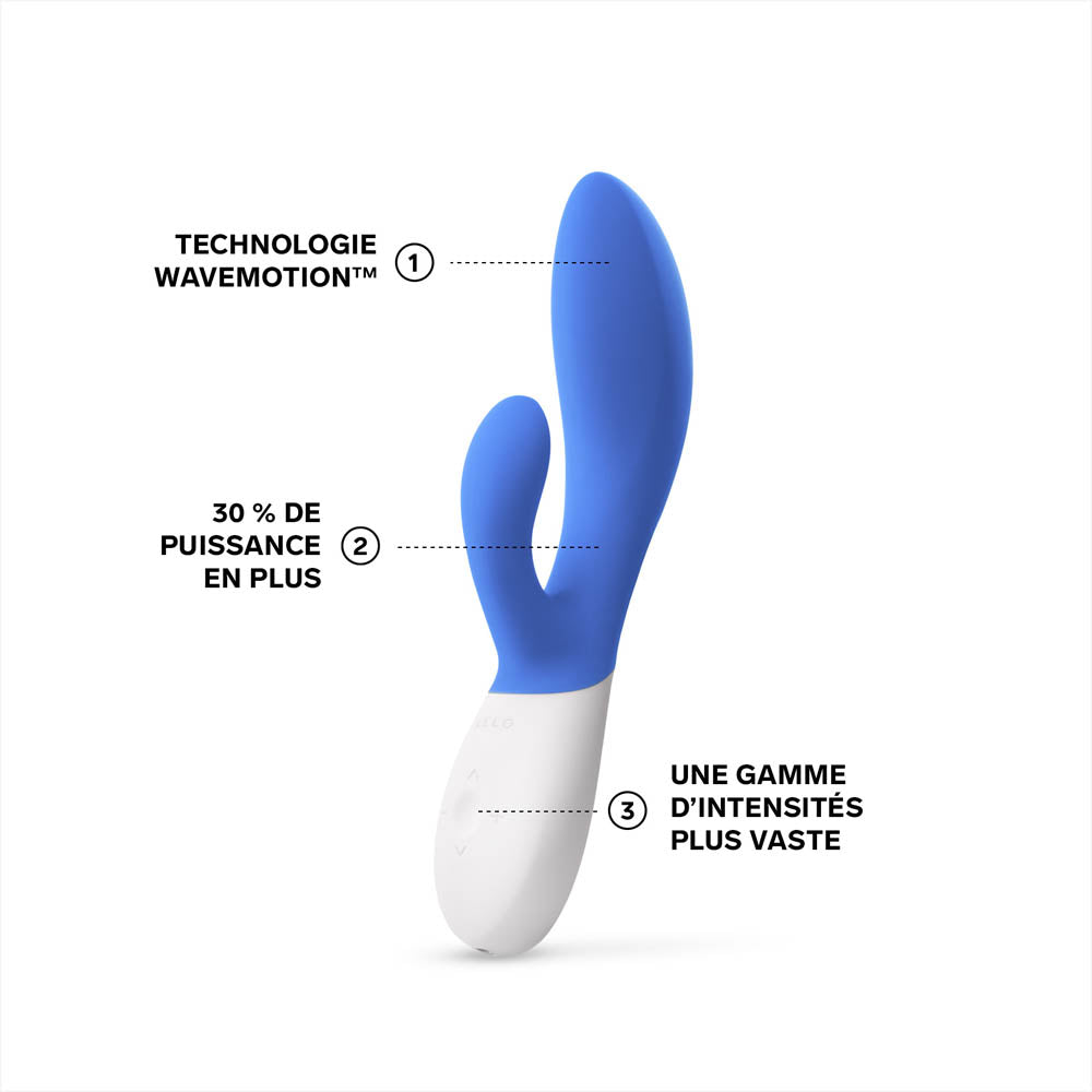 Rabbit Ina Wave 2 de Lelo - Bleu