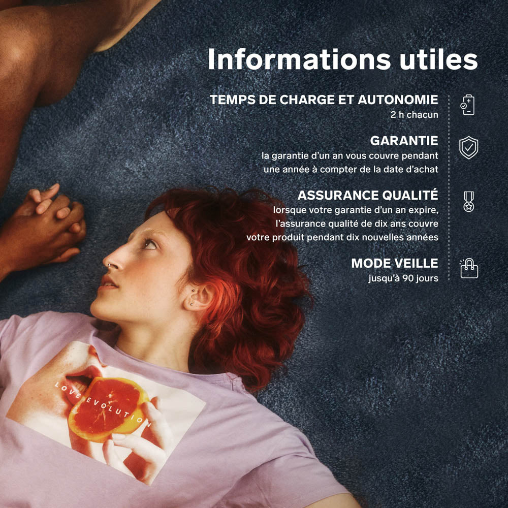 Rabbit Ina Wave 2 de Lelo - Bleu