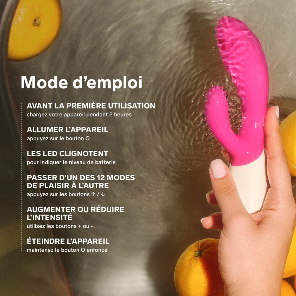 Rabbit Ina Wave 2 de Lelo - Bleu