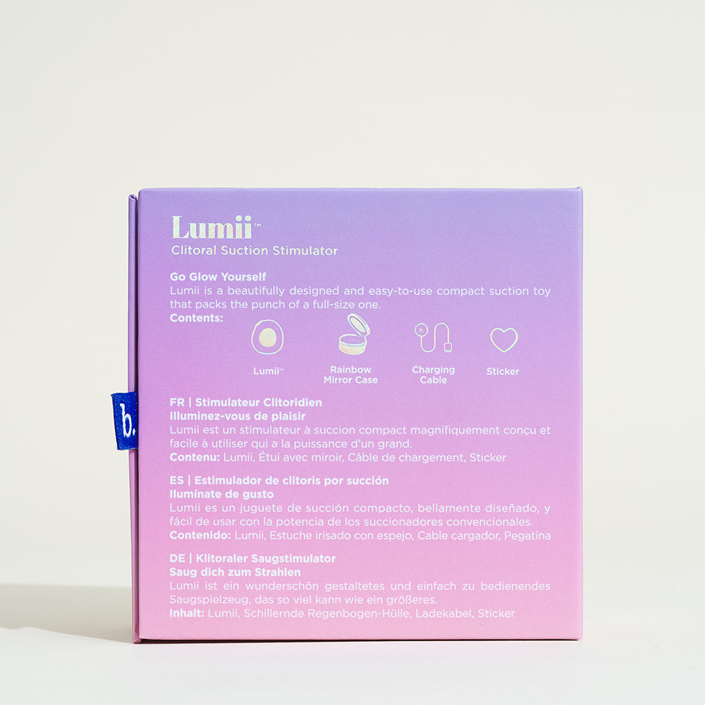 Petit stimulateur clitoridien Lumii de Biird - Lilas
