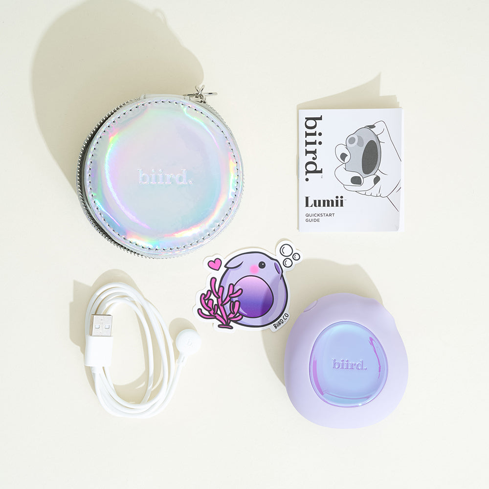Petit stimulateur clitoridien Lumii de Biird - Lilas