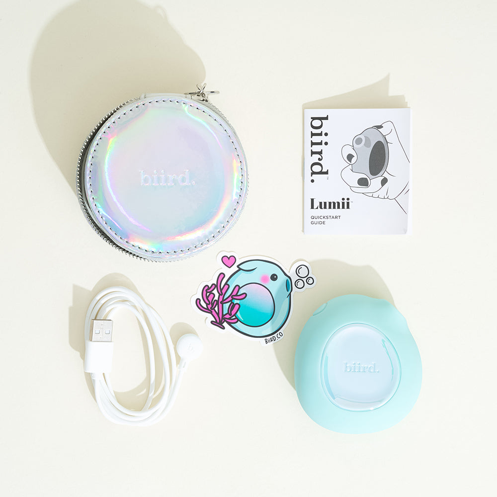 Petit stimulateur clitoridien Lumii de Biird - Vert