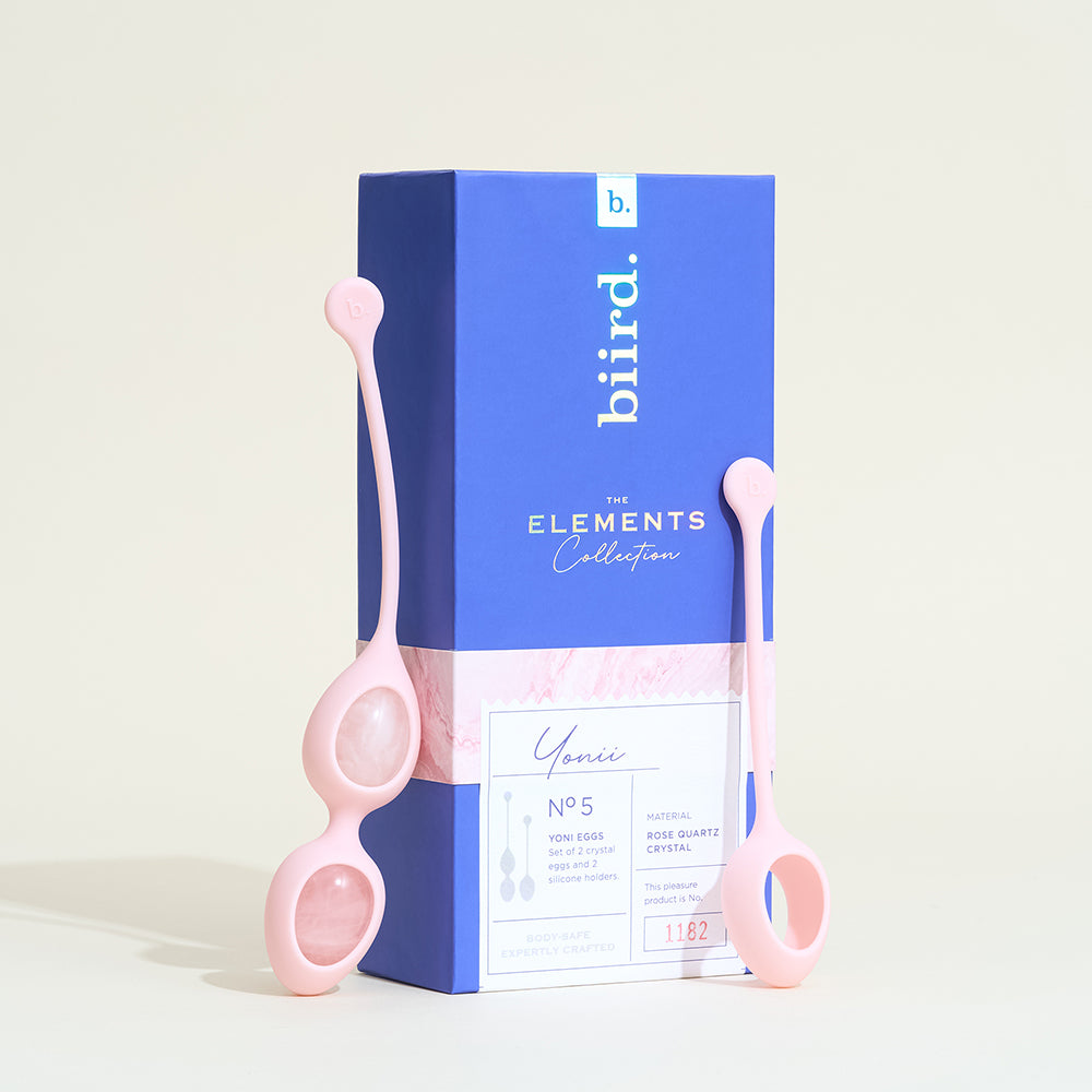 Yonii de Biird boules de kegel en quartz rose