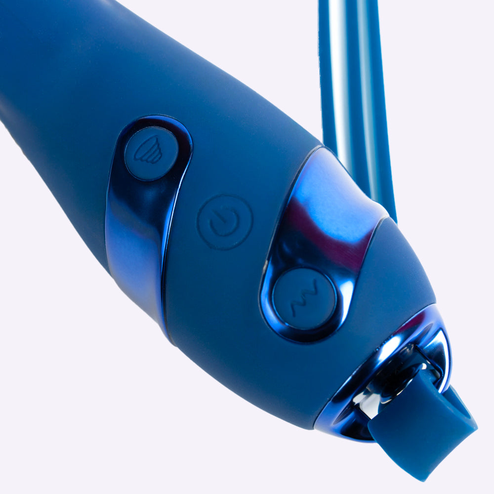 Rabbit à air pulsé Bali de Hyyo - Bleu pétrole