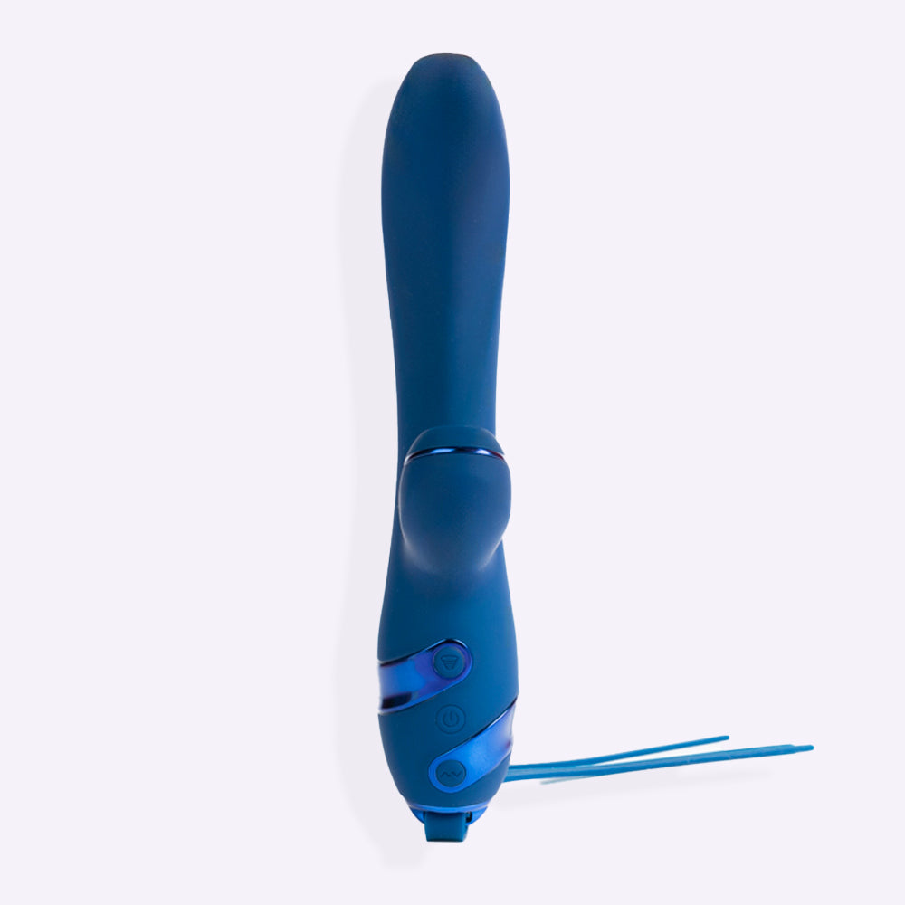 Rabbit à air pulsé Bali de Hyyo - Bleu pétrole