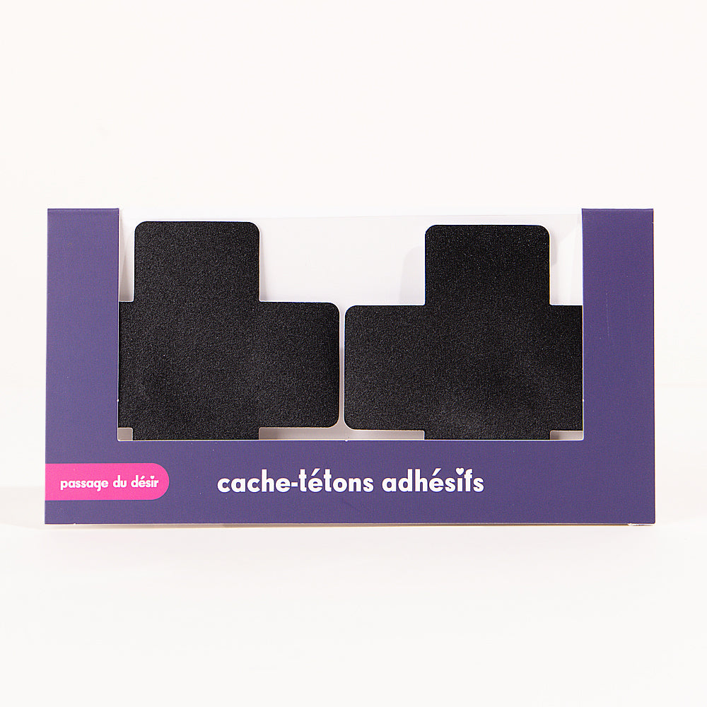 Cache-tétons Passage du Désir - Croix noire