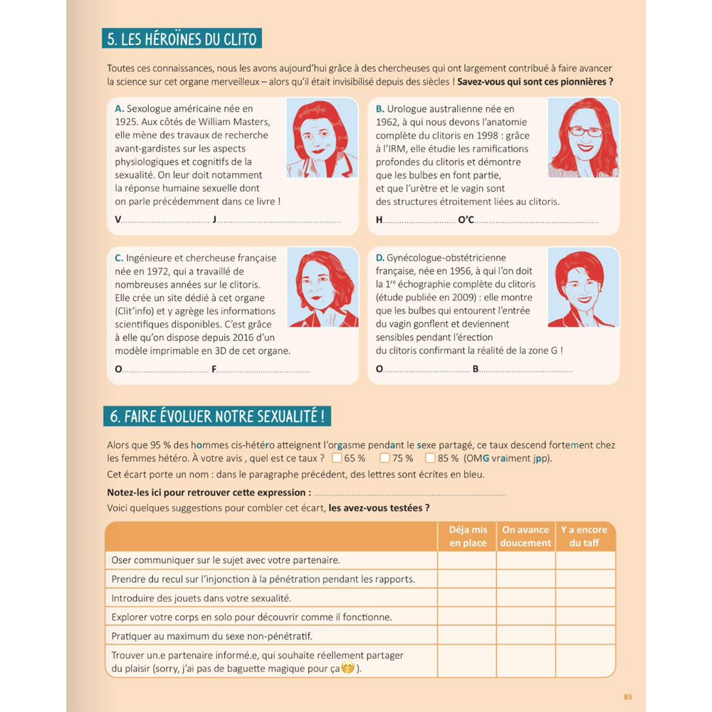 Corps, amour, sexualité - le cahier d'activités