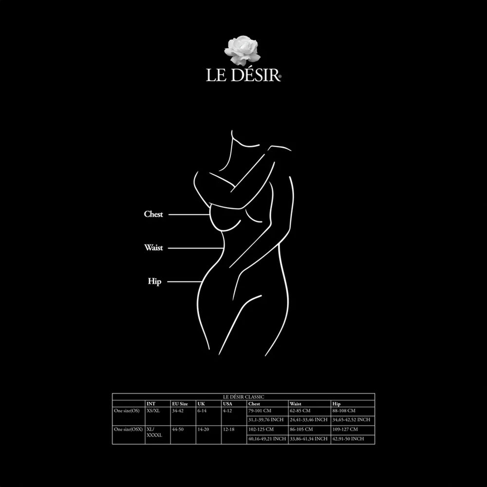 Combinaison ouverte Fishnet and Lace Le Désir