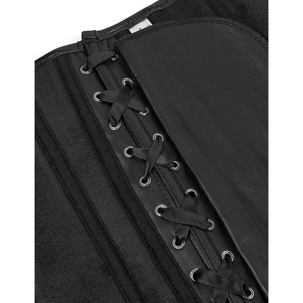 Corset Wetlook Zip OhYeah