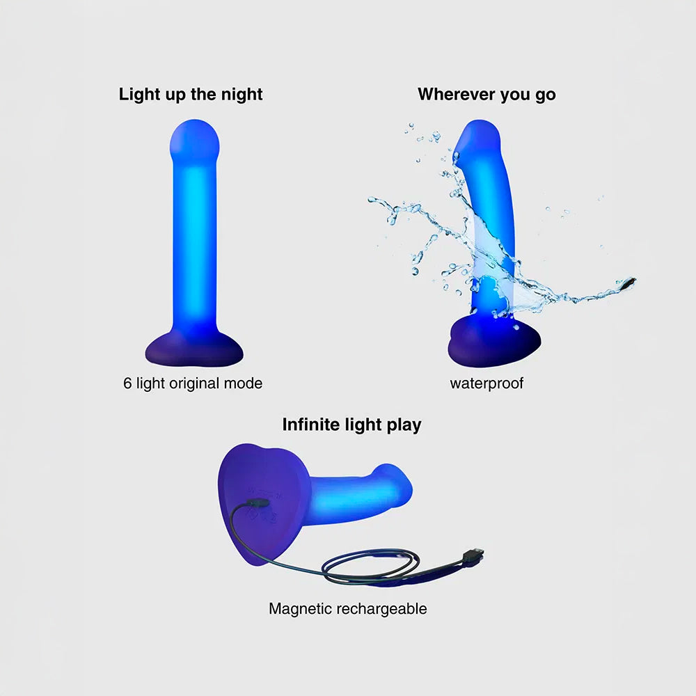 Dildo lumineux Strap-on-Me