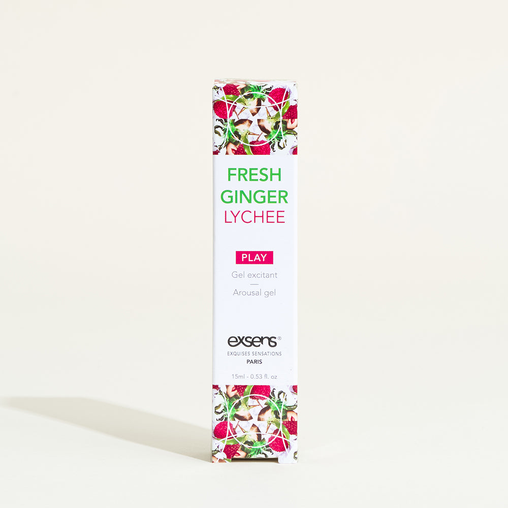Gel stimulant fraîcheur Exsens - Gingembre / Litchi