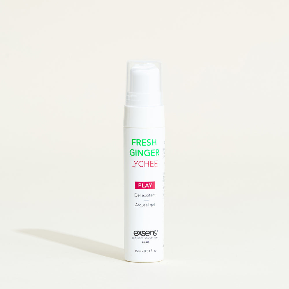 Gel stimulant fraîcheur Exsens - Gingembre / Litchi