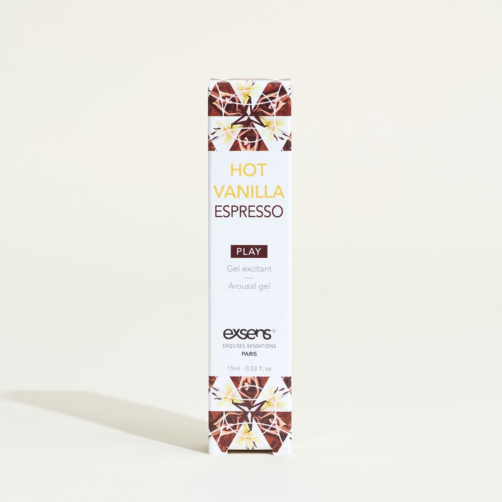 Gel stimulant fraîcheur Exsens - Vanille / Expresso