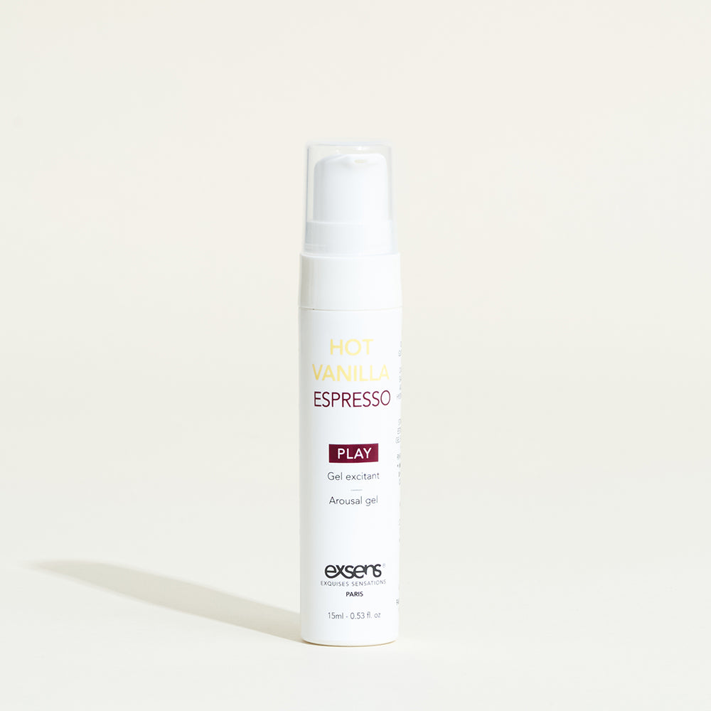 Gel stimulant fraîcheur Exsens - Vanille / Expresso