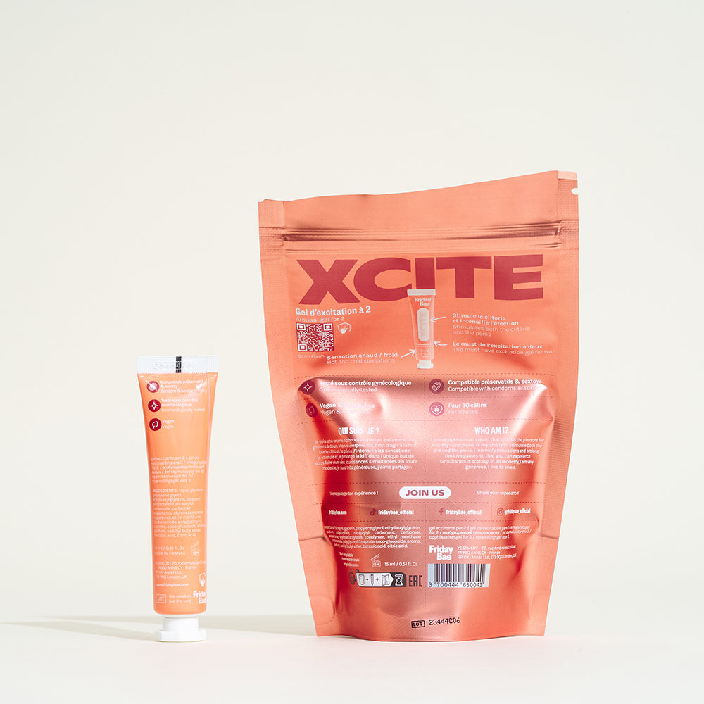 Xcite gel d'excitation unisexe Friday Bae