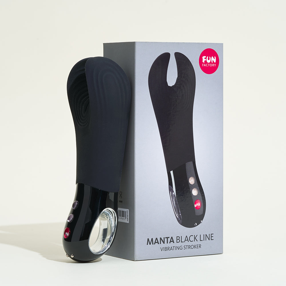 Vibromasseur pour pénis Manta de Fun Factory - Noir