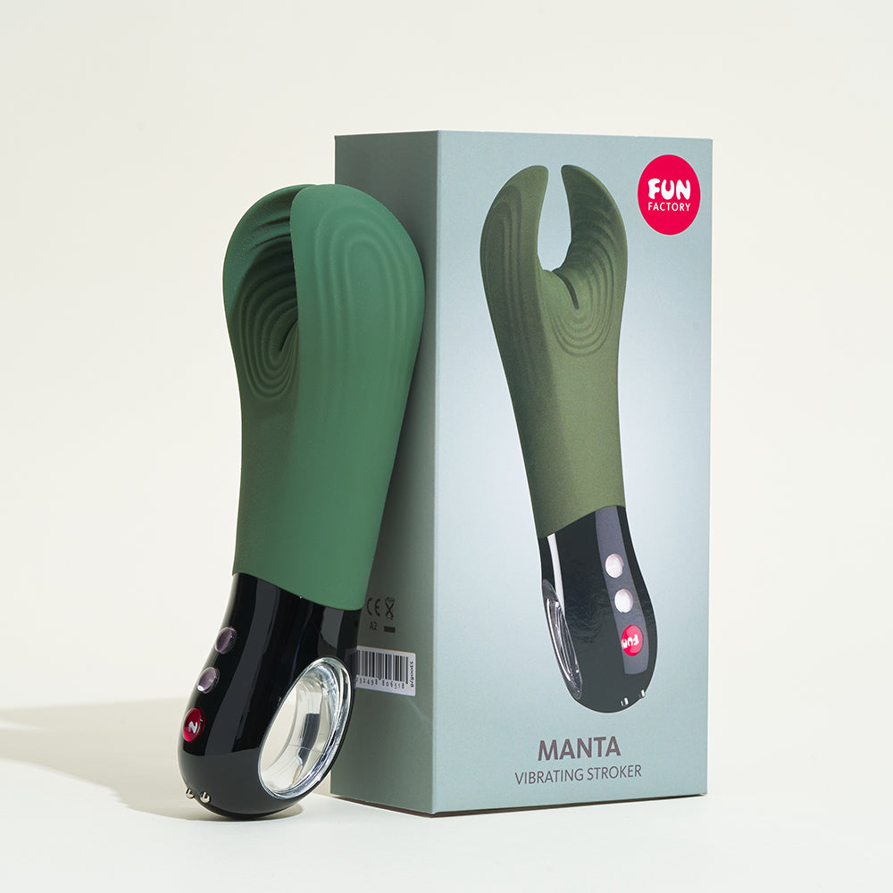 Vibromasseur pour pénis Manta de Fun Factory - Vert
