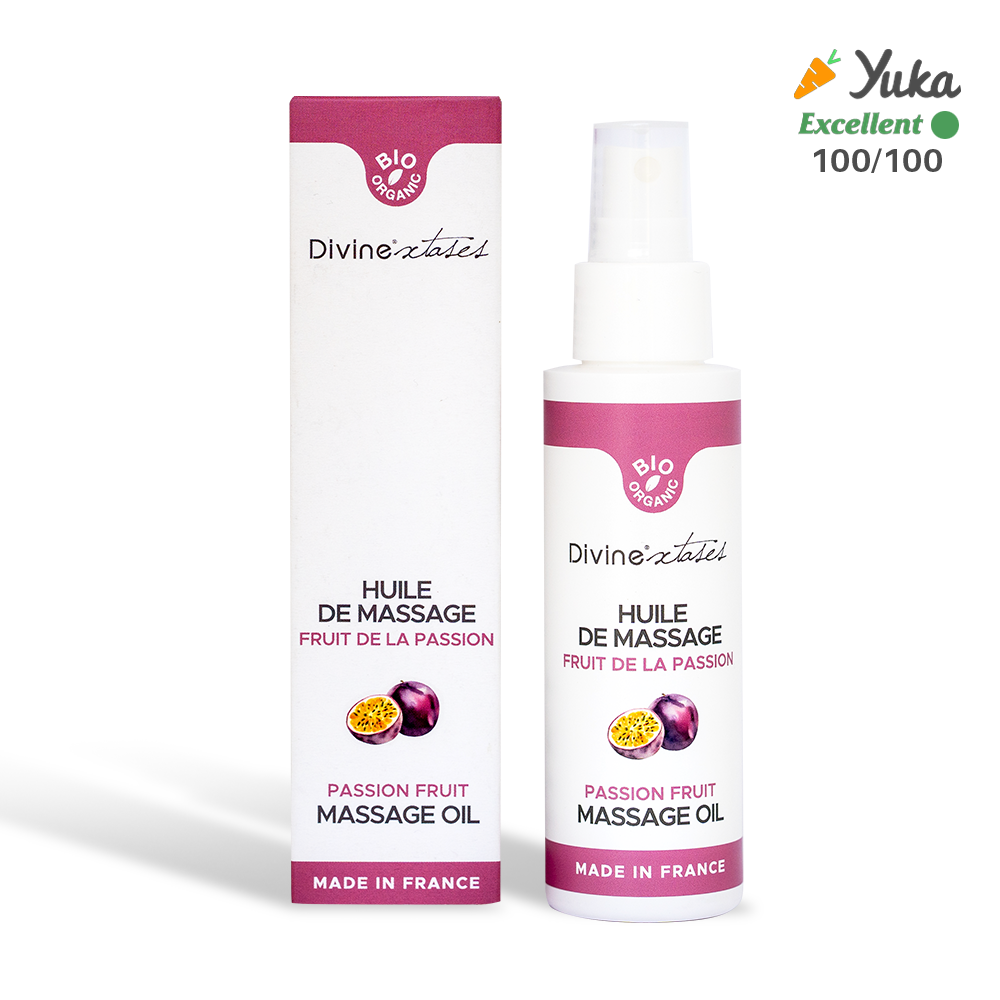 Huile de massage gourmande fruit de la passion