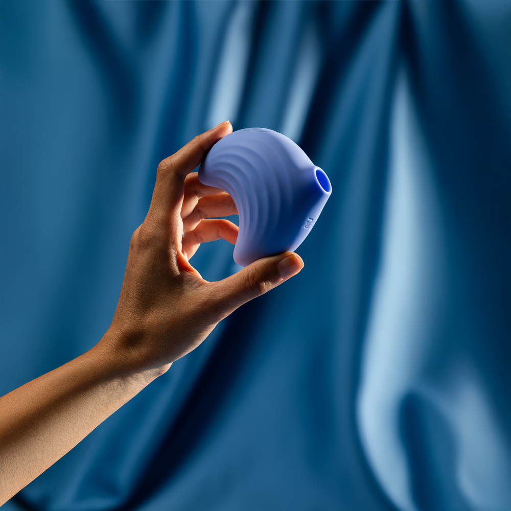 Moon stimulateur 2-en-1 de Hyyo - Bleu