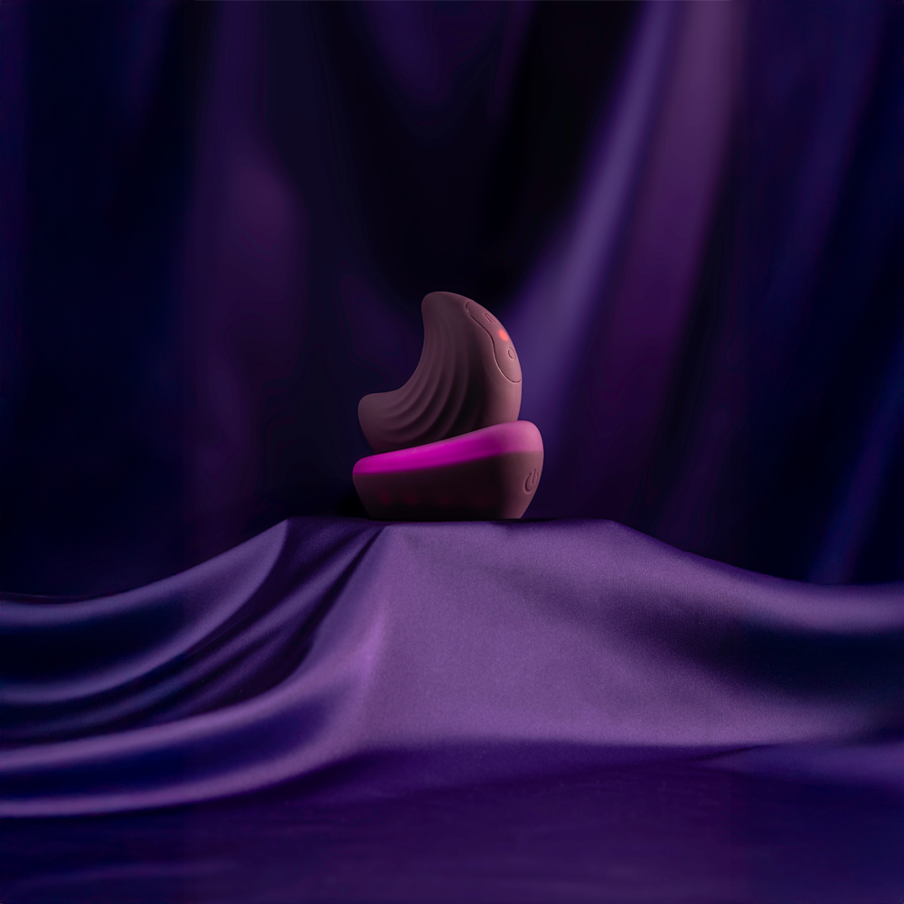 Moon stimulateur 2-en-1 de Hyyo - Violet