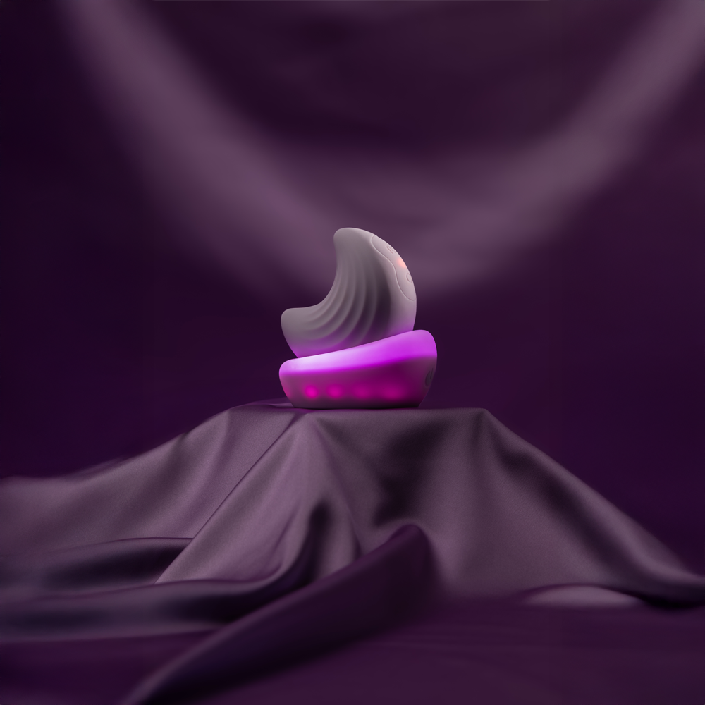 Moon stimulateur 2-en-1 de Hyyo - Lilas