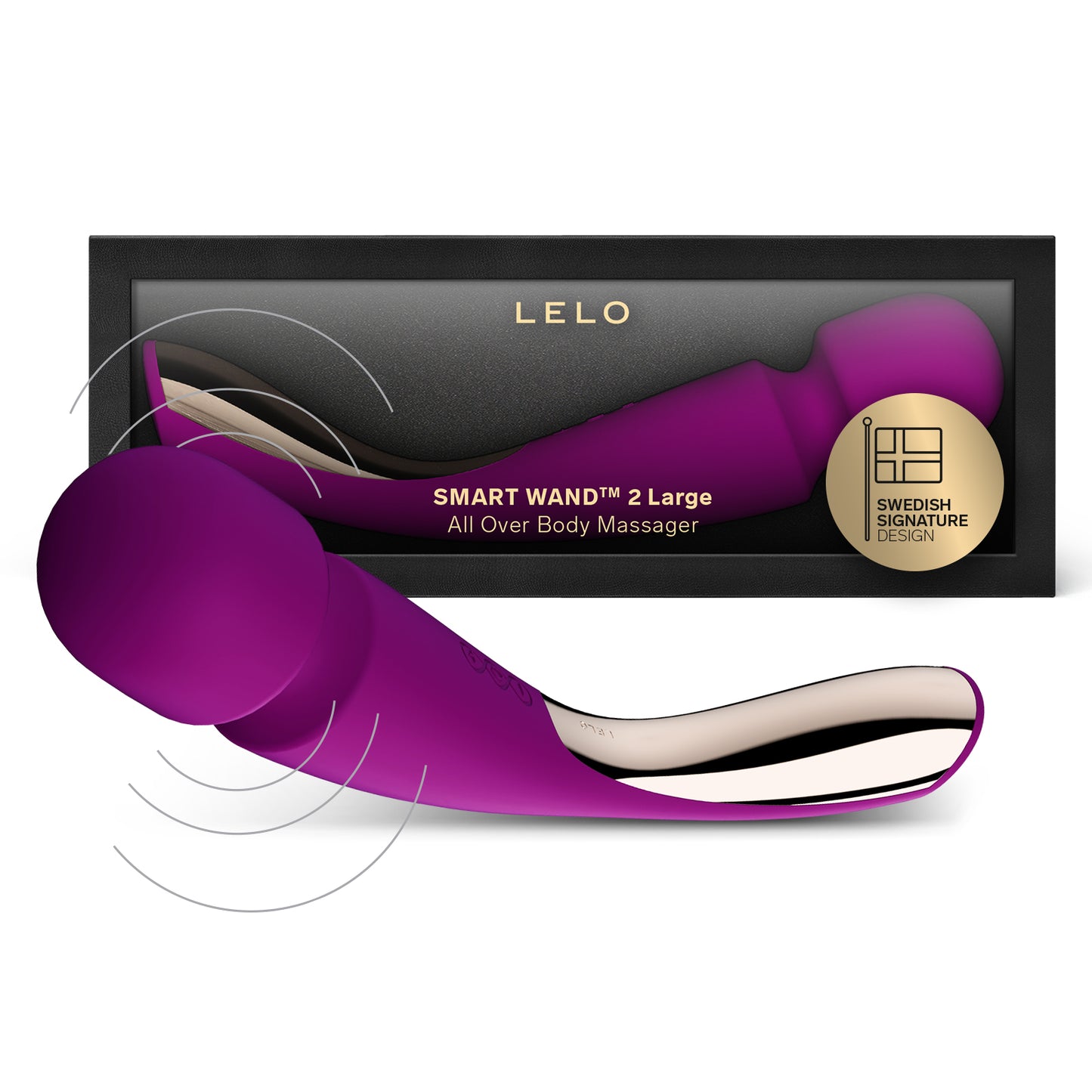 Vibromasseur Smart Wand 2 Large de Lelo - Violet