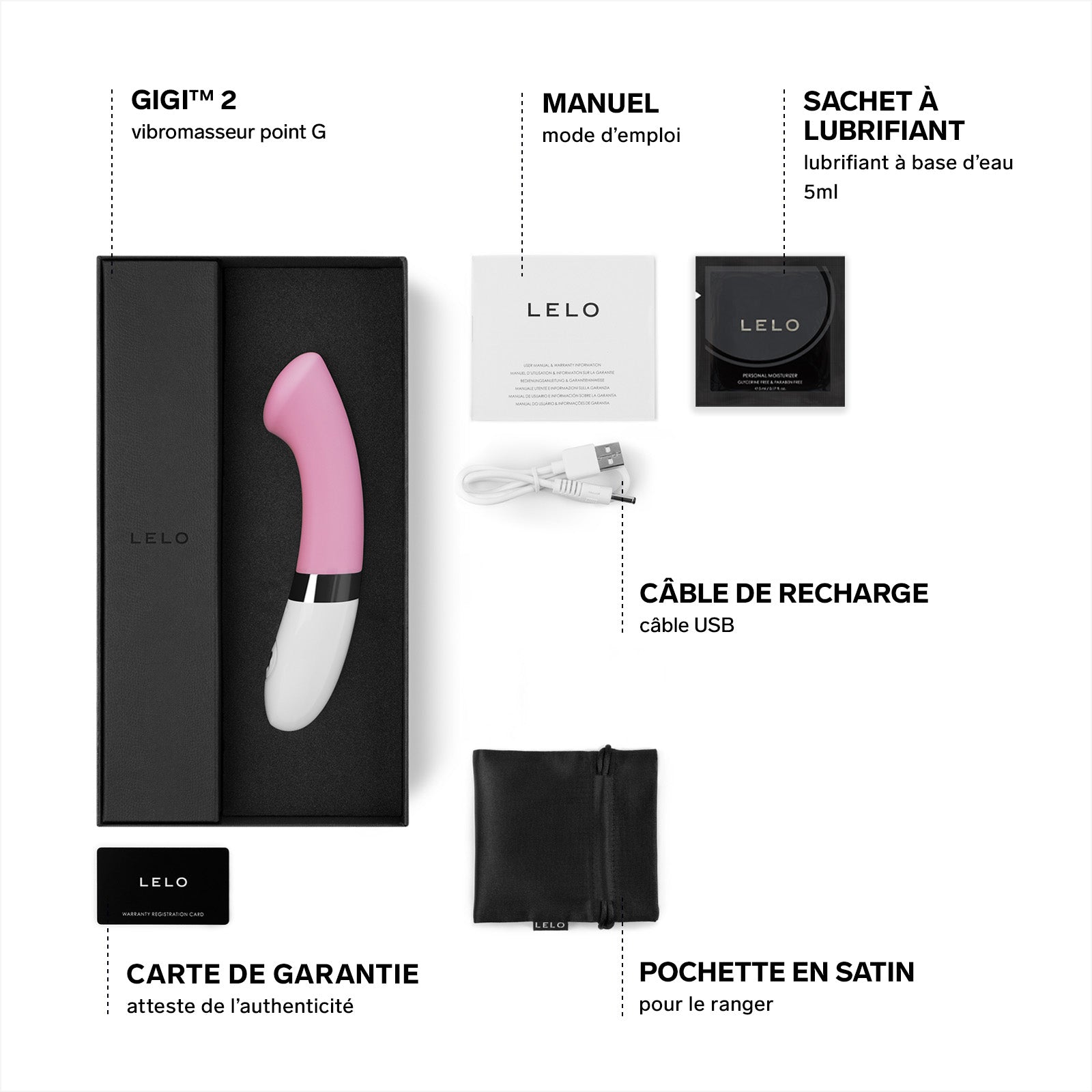 Vibro Gigi 2 de Lelo - Rose