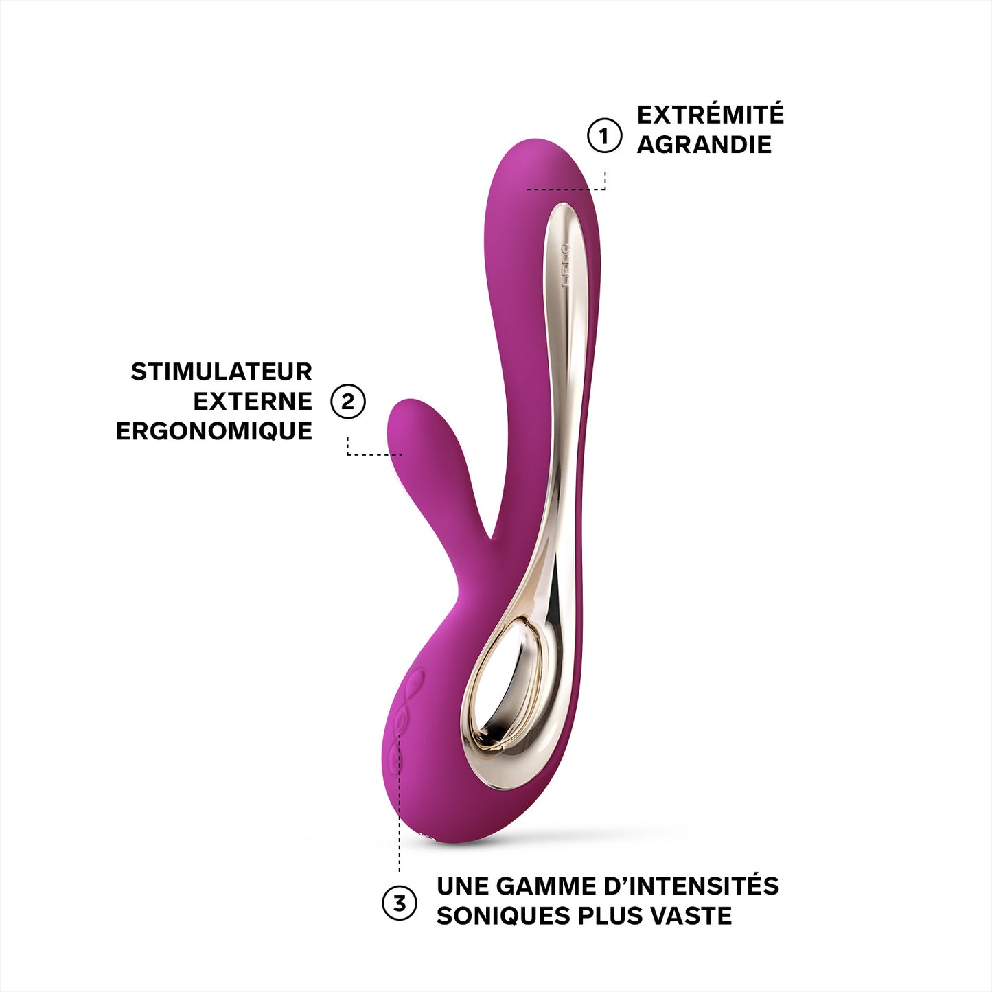 Rabbit Soraya 2 de Lelo - Violet