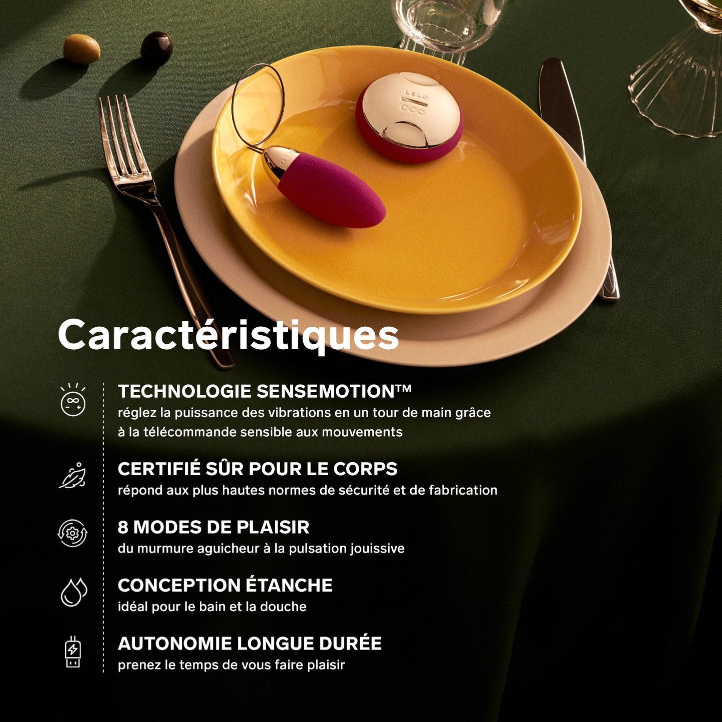 L'oeuf vibreur Lyla 2 de Lelo - Violet