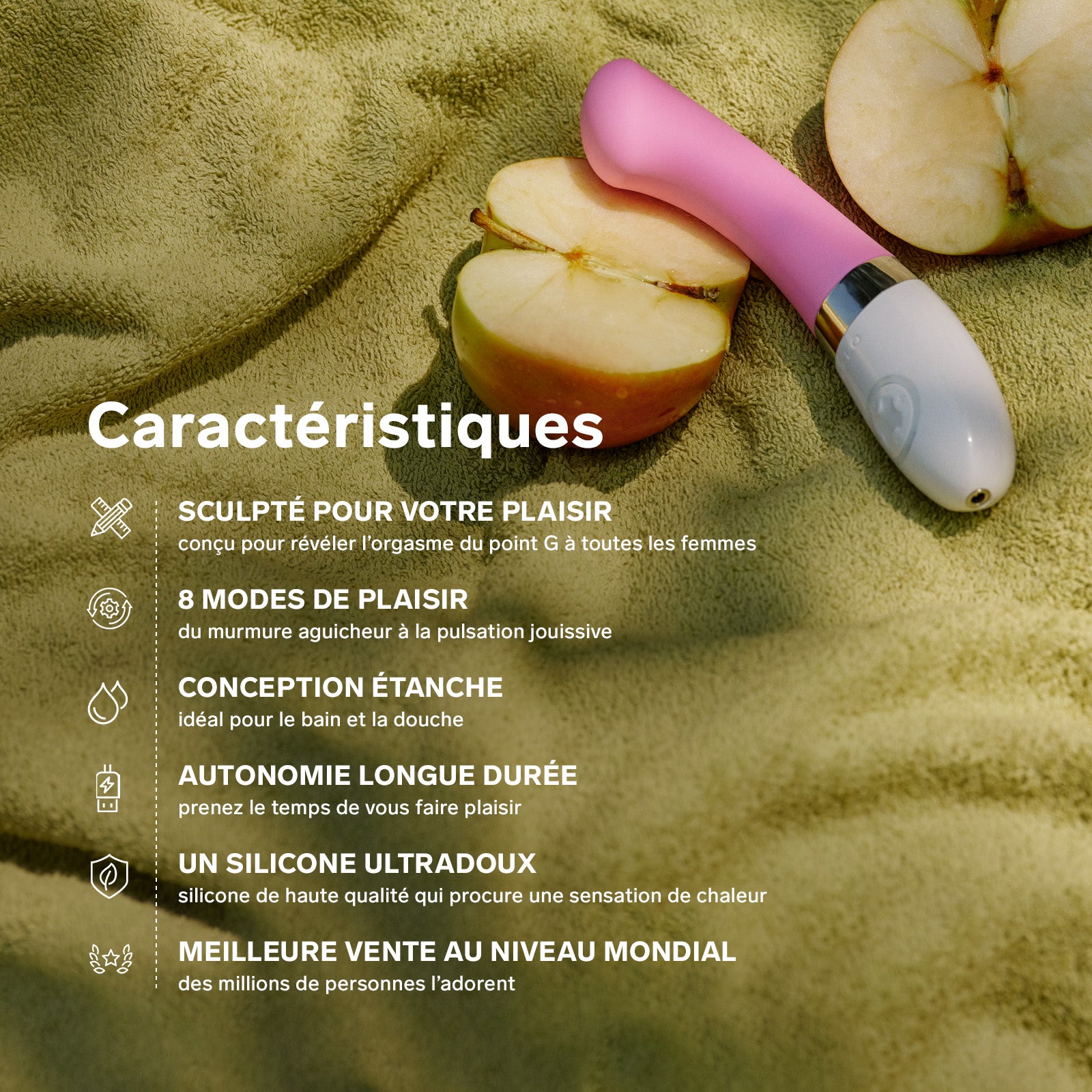 Vibro Gigi 2 de Lelo - Bleu