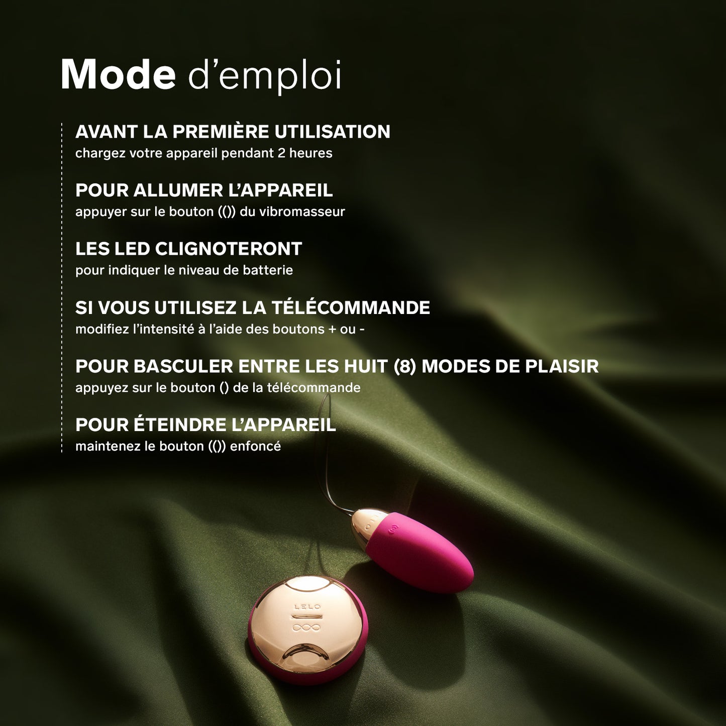 L'oeuf vibreur Lyla 2 de Lelo - Violet