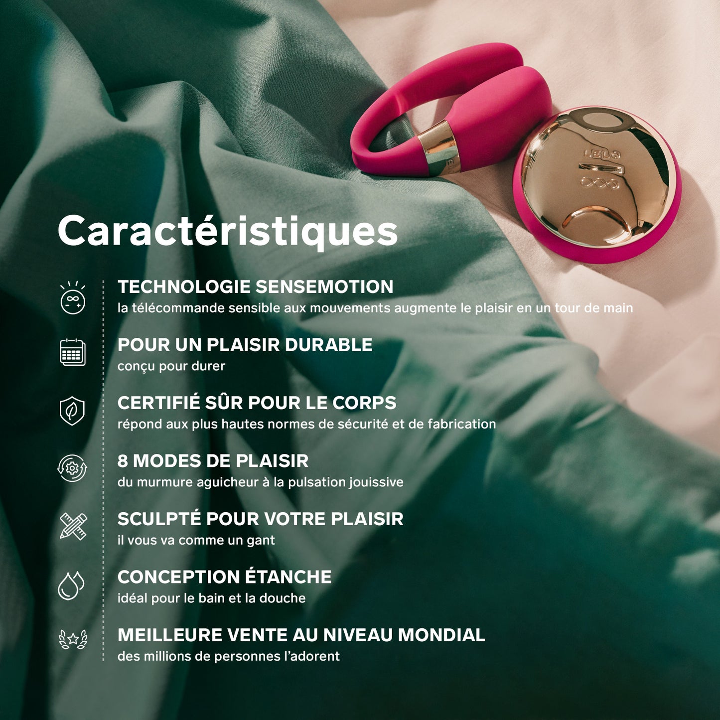 Vibro Tiani 3 de Lelo - Noir