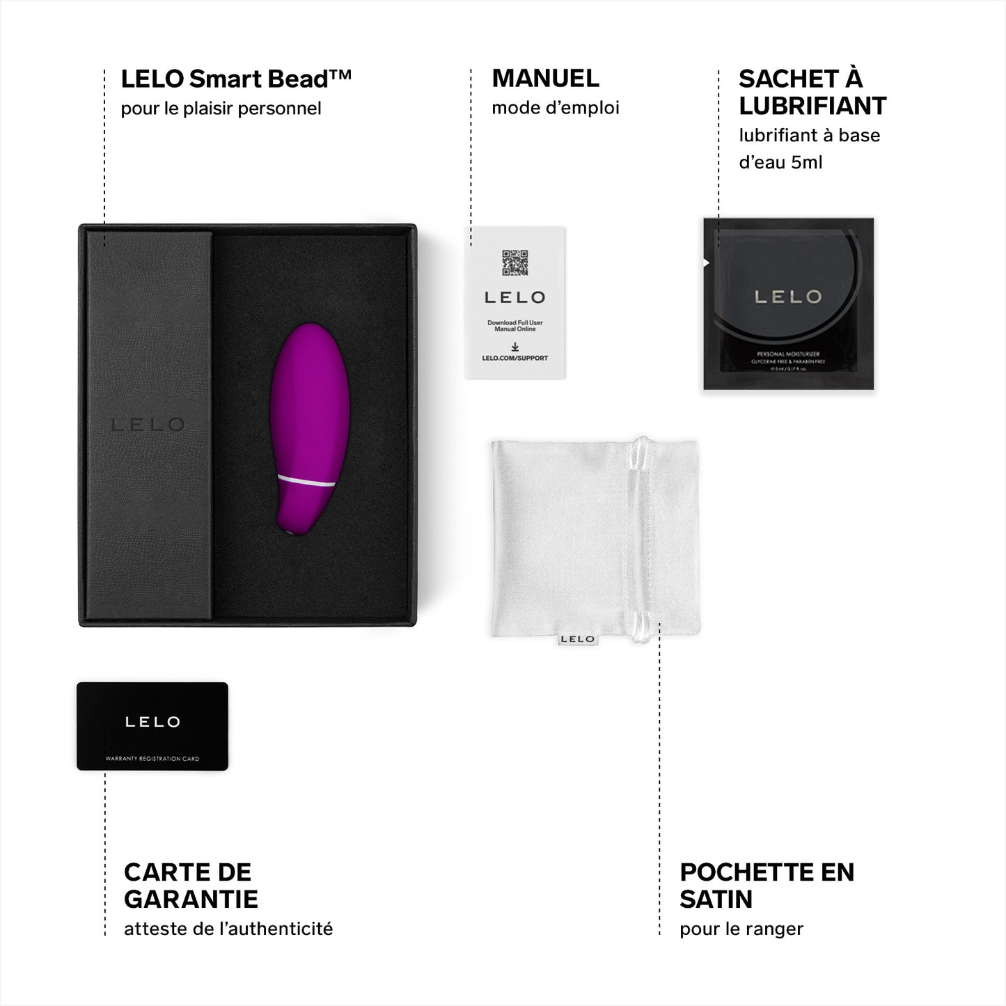 Boule de geisha Luna Smart Bead de Lelo - Lelo Smart Bead