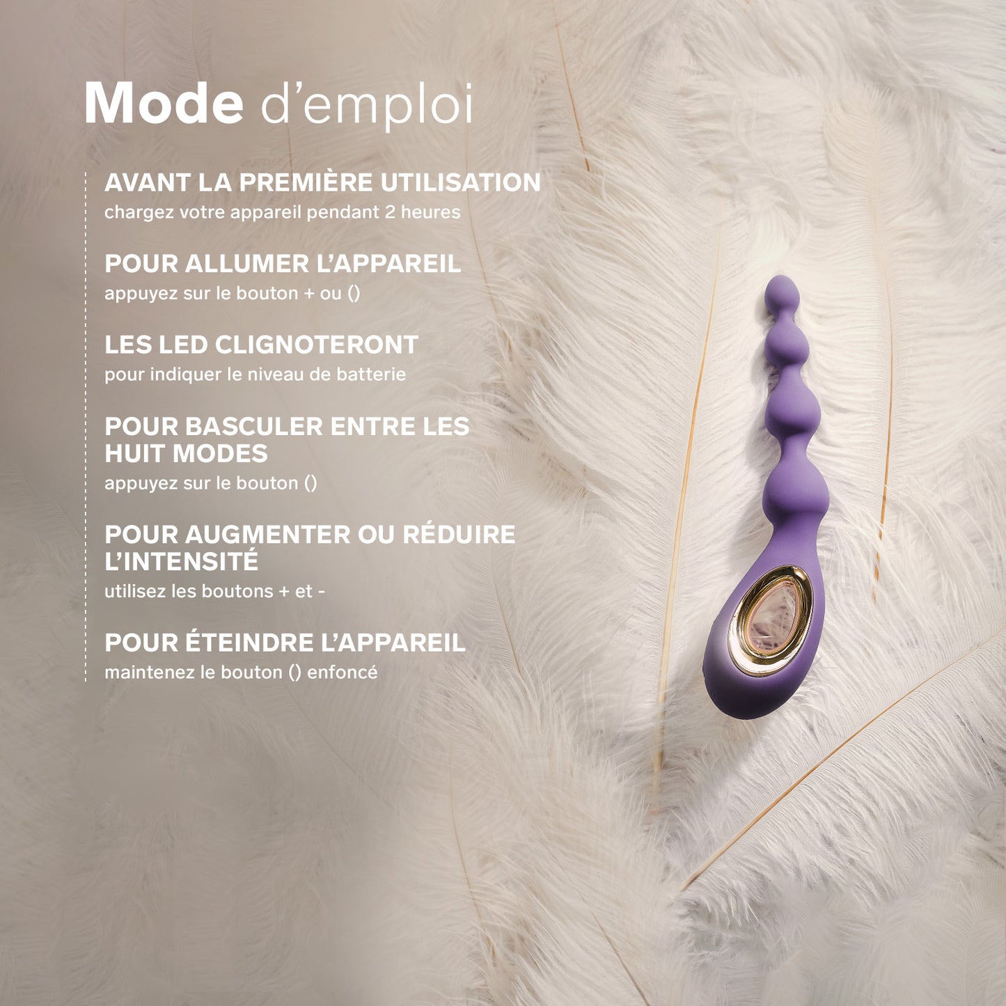 Soraya Beads de Lelo - Violet