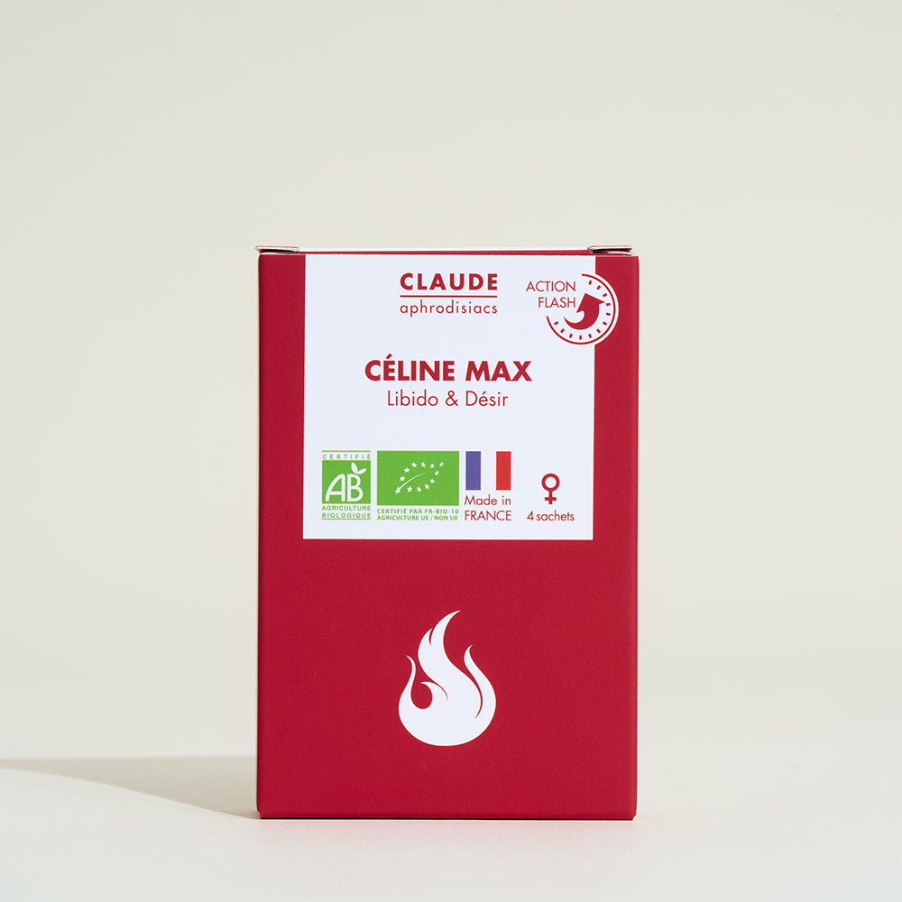 Stimulant féminin 100% bio Céline Max flash - 4 sachets