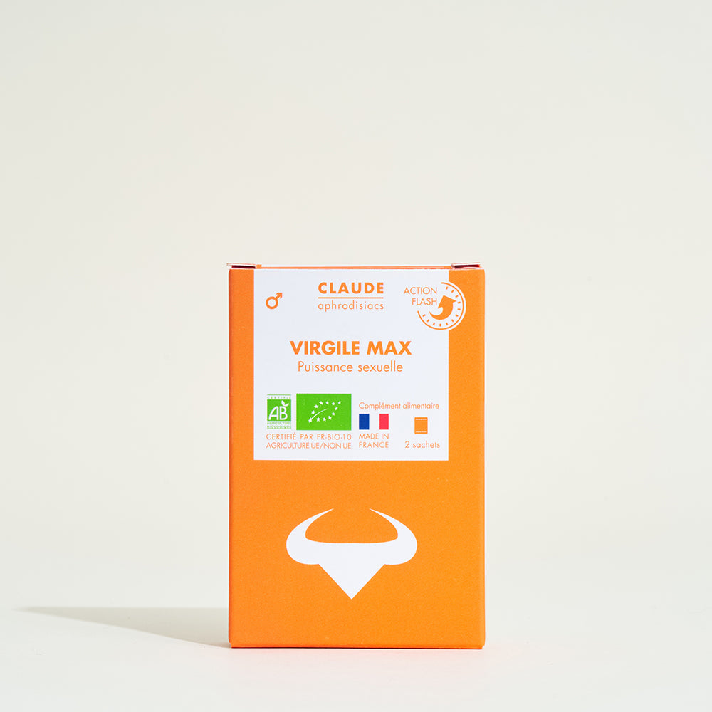 Provocateur d'érection BIO à action flash Virgile Max - 2 sachets