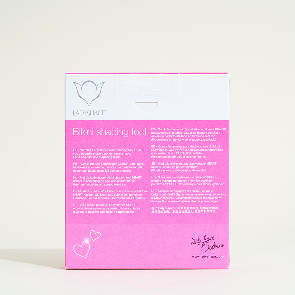Pochoirs de rasage Ladyshape - Coeur