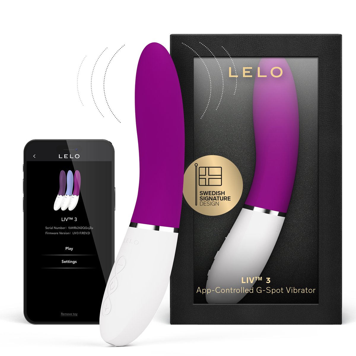 Vibro point G connecté Liv 3 de Lelo