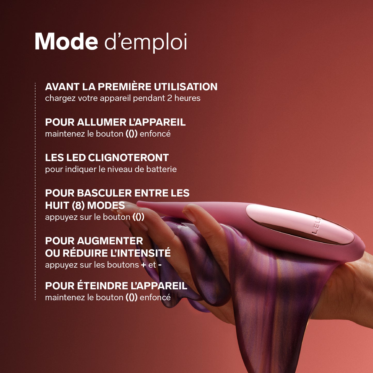 Dot Travel de Lelo - Violet