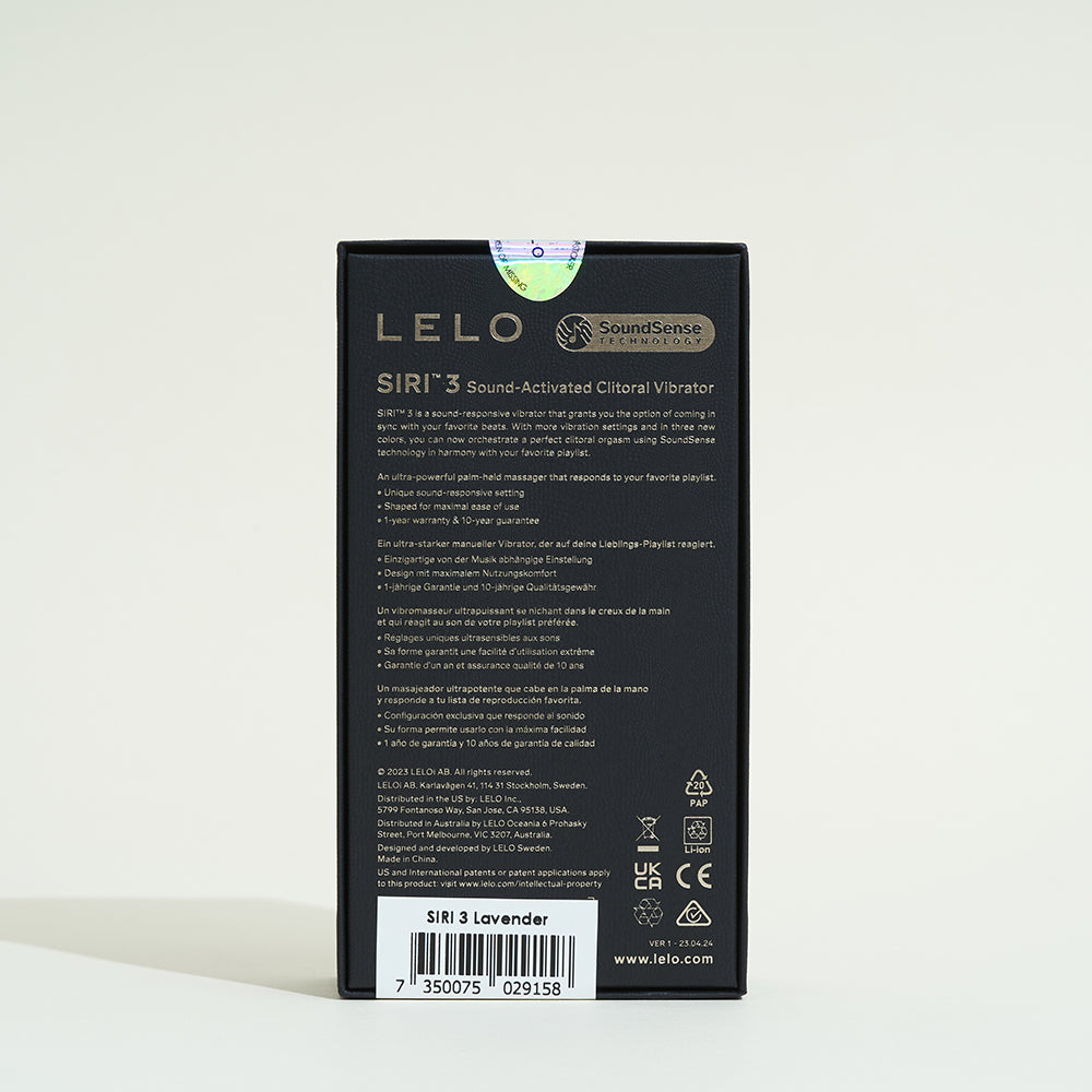 SIRI 3 Stimulateur clitoridien de Lelo - Lavande