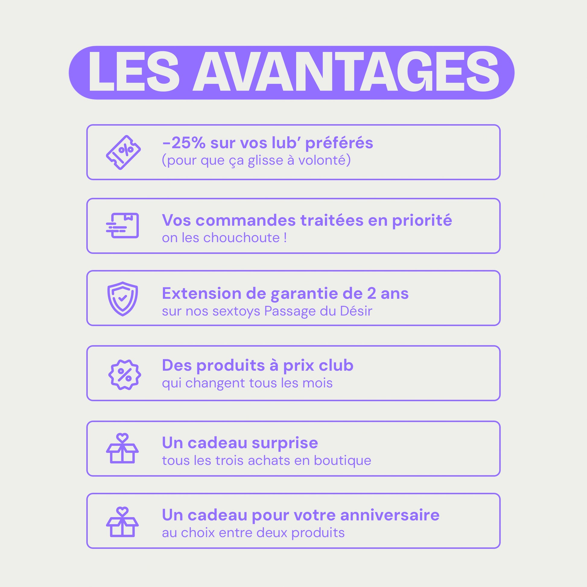 Carte de fidélité + Cadeau offert