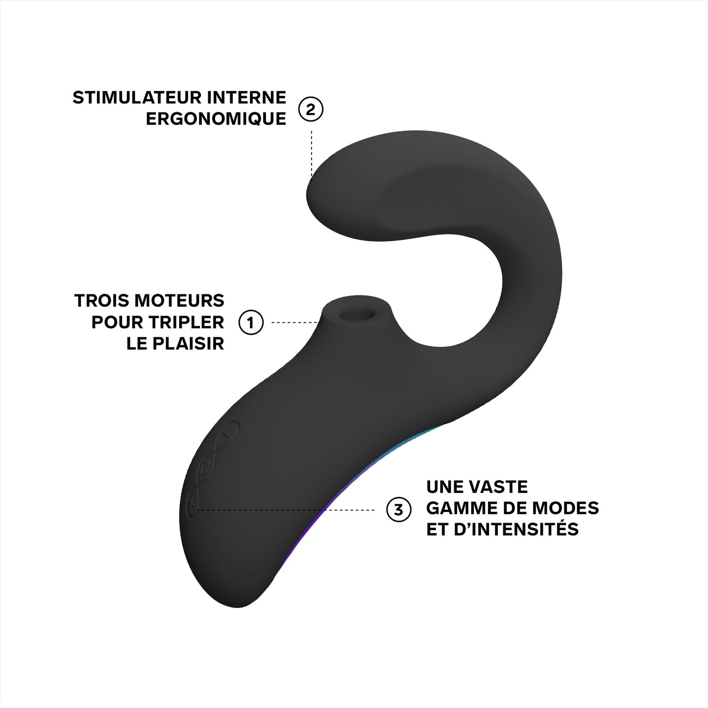 Stimulateur sonique Enigma Wave - Noir