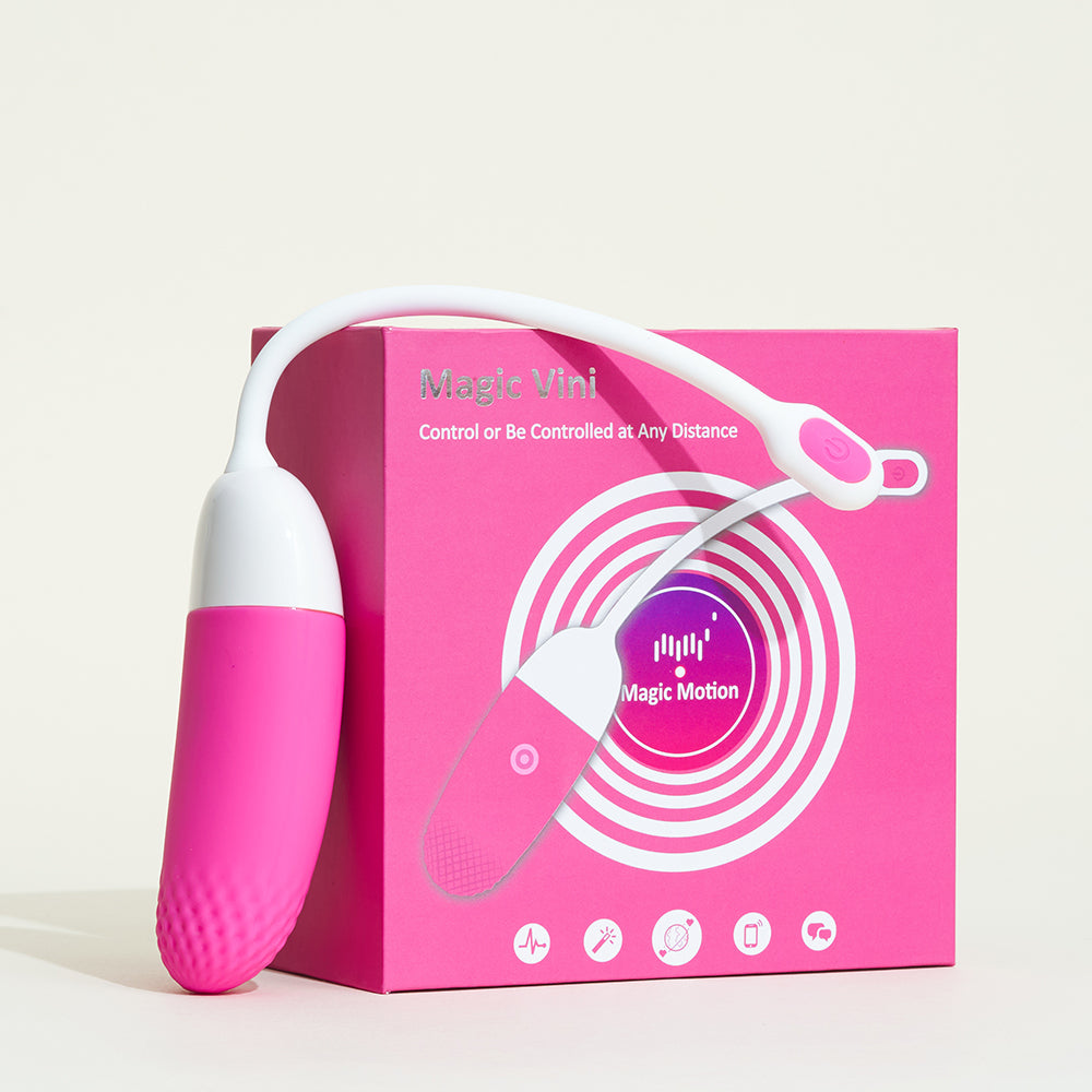 Oeuf vibrant connecté Magic Vini - Rose