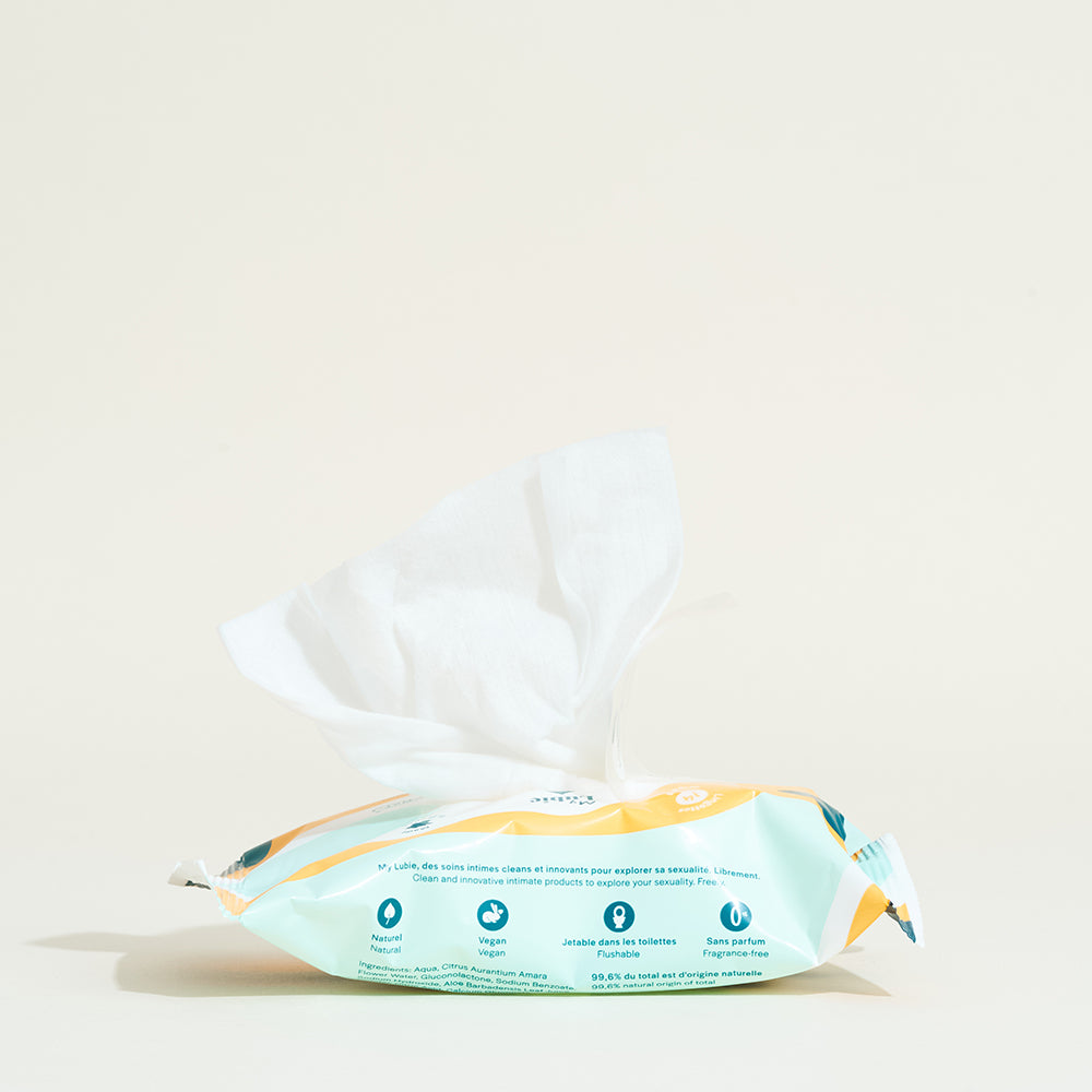 Lingettes intimes naturelles et apaisantes
