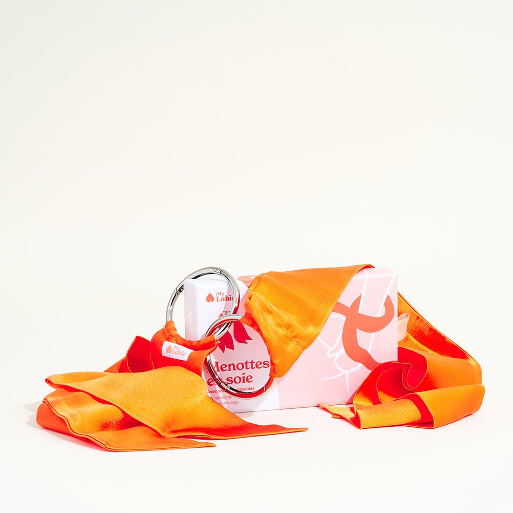 Menottes en soie My Lubie - Orange