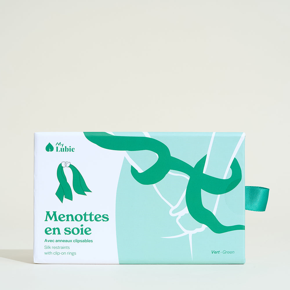 Menottes en soie My Lubie - Vert